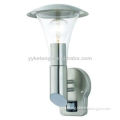 Stainless steel outdoor light with sensor